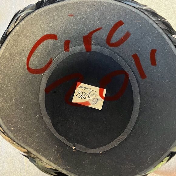 Original Jille' Vintage Multicolored Pheasant Feathered Hat, Women's 50s 60s Era - Picture 8 of 8